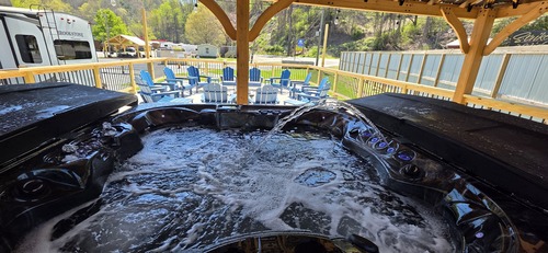 Upper Pavilion Hot Tub